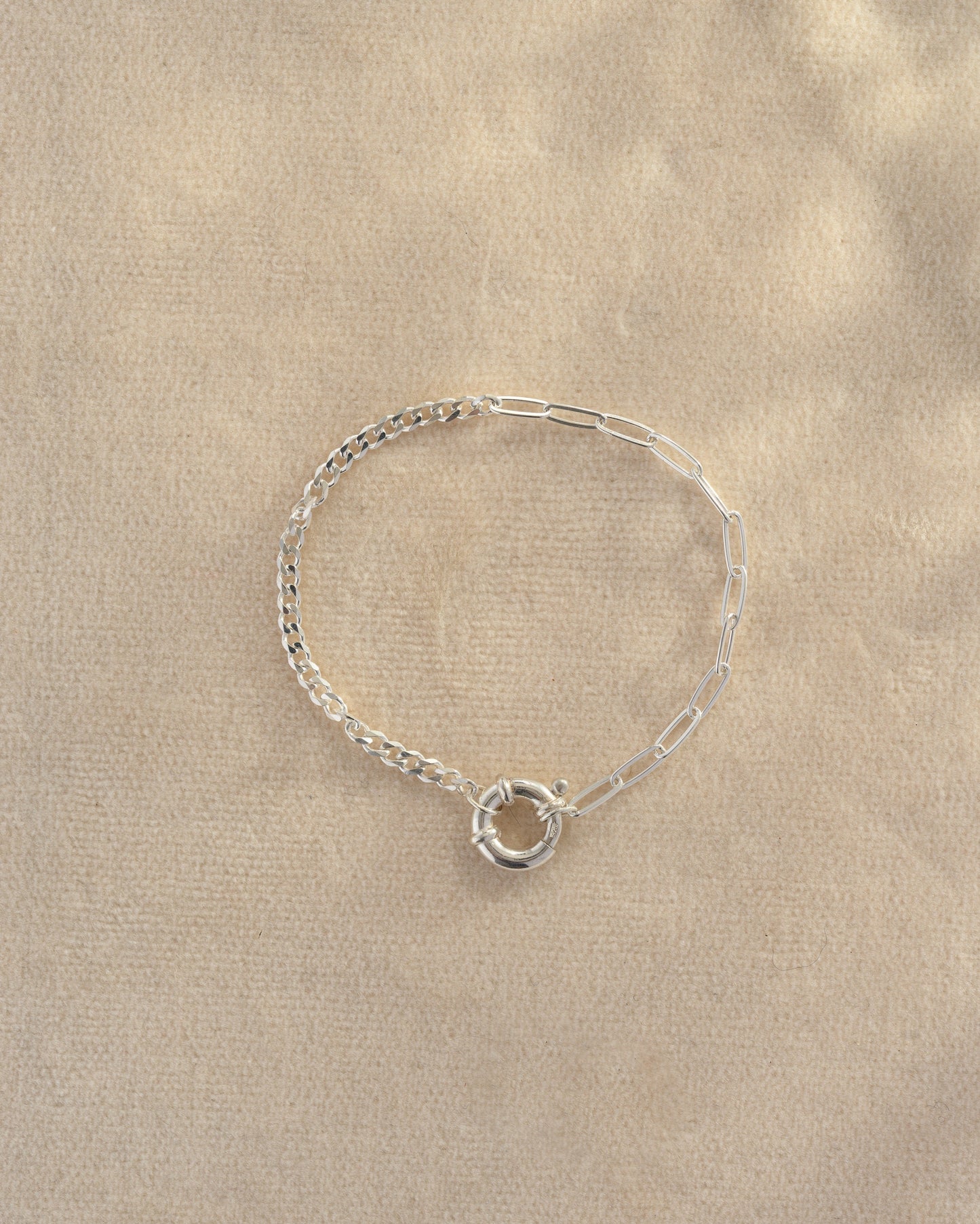 Curb x Paperclip Chain Bracelet