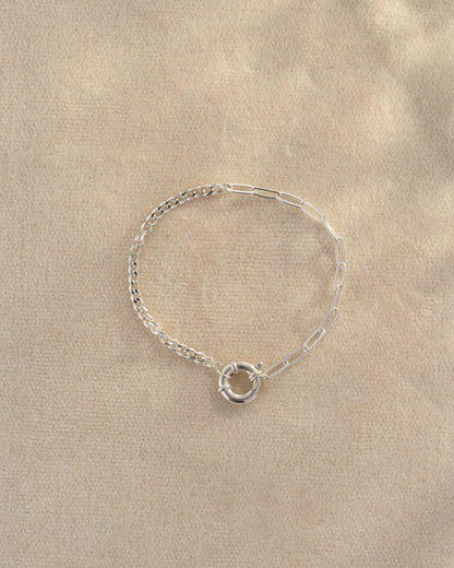 Curb x Paperclip Chain Bracelet