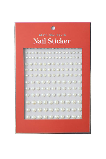 White Pearl Nail Stickers
