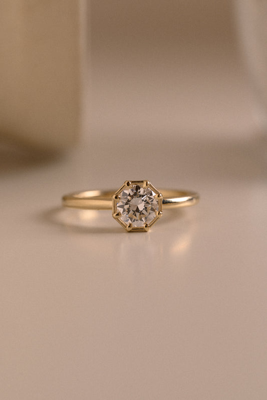 Octagon Collette Ring