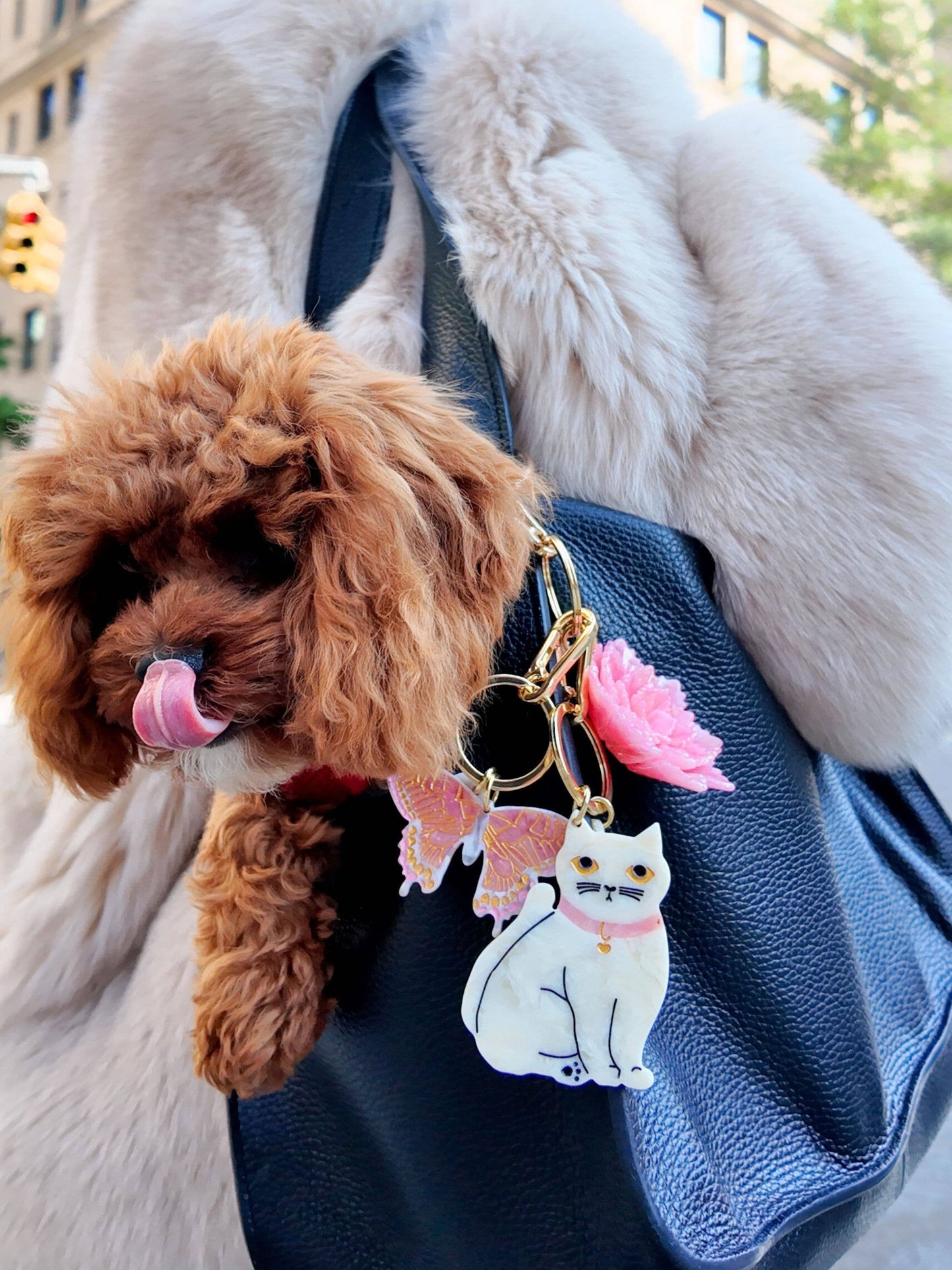 Kawaii Cat Bag Charm