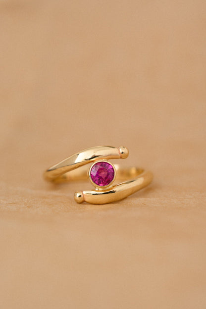 Loop Sapphire Ring | OOAK