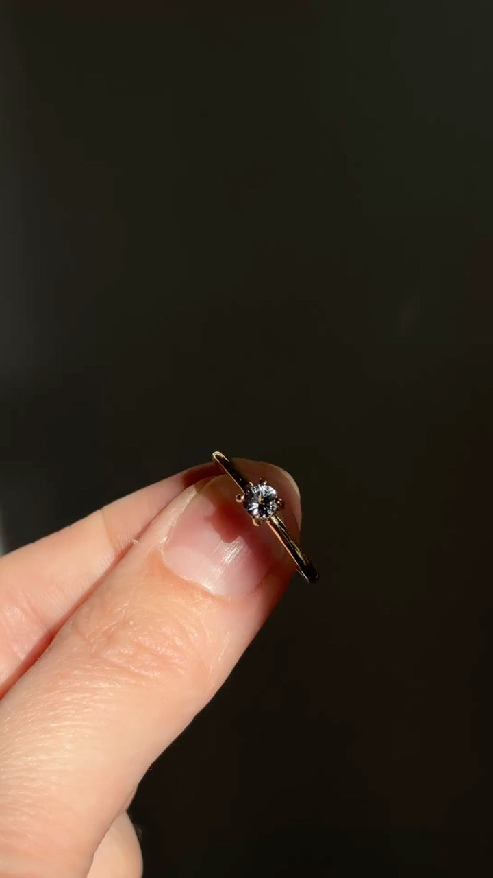Tanzanite Solitaire Ring