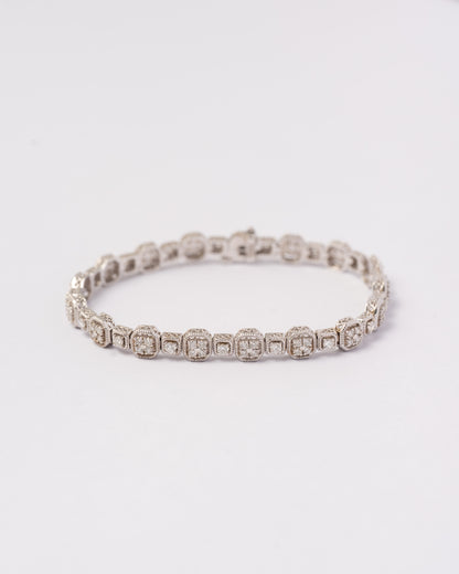 Antique Style Tennis Bracelet