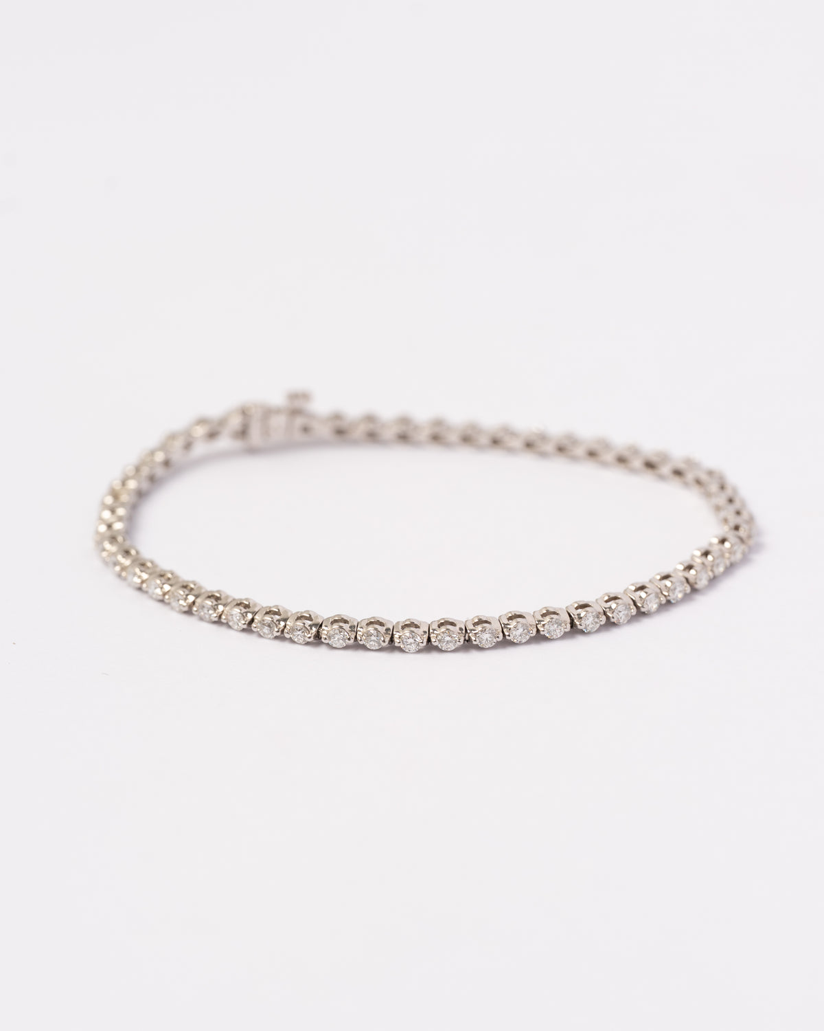 White Gold Tennis Bracelet