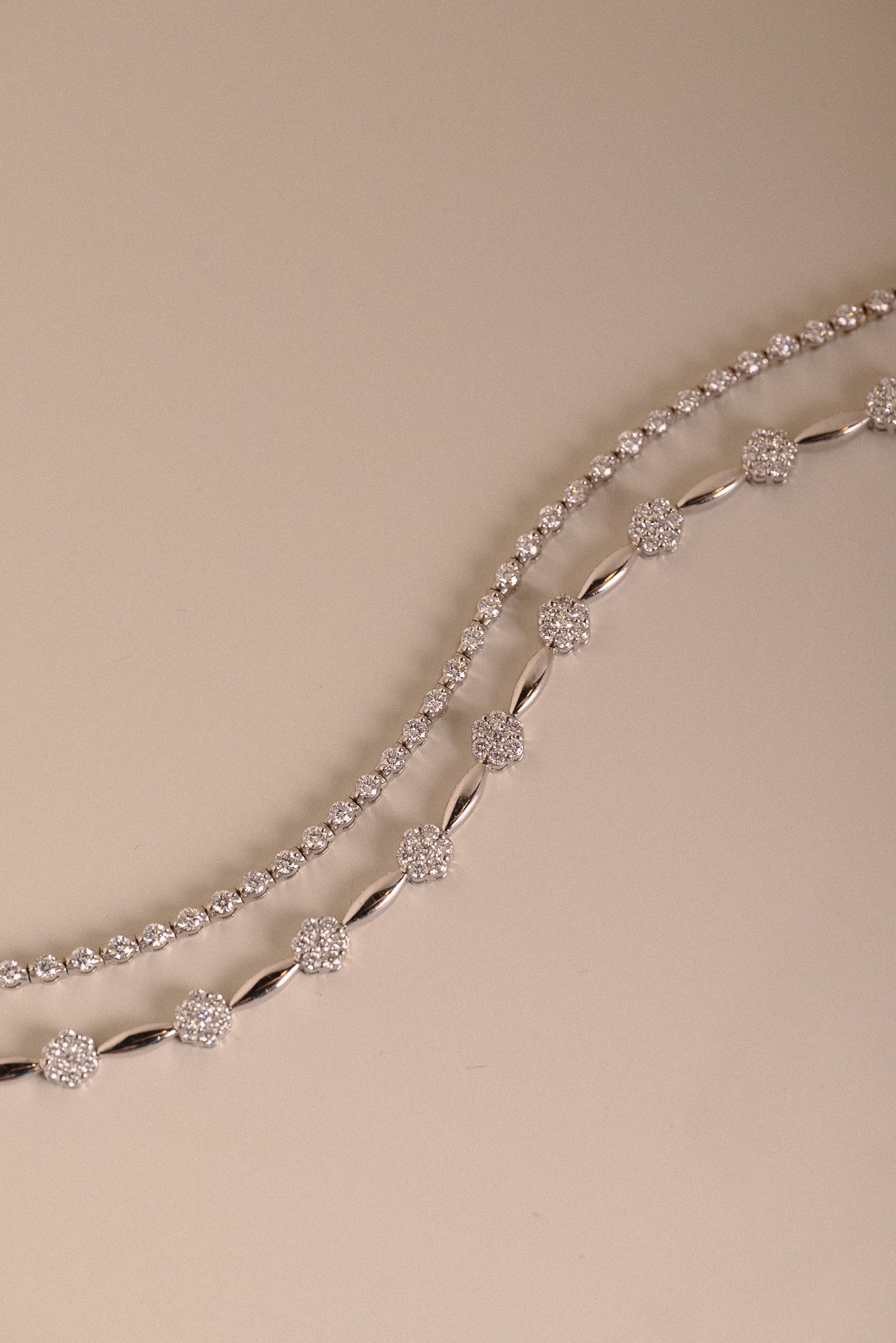 Flower Tennis Bracelet