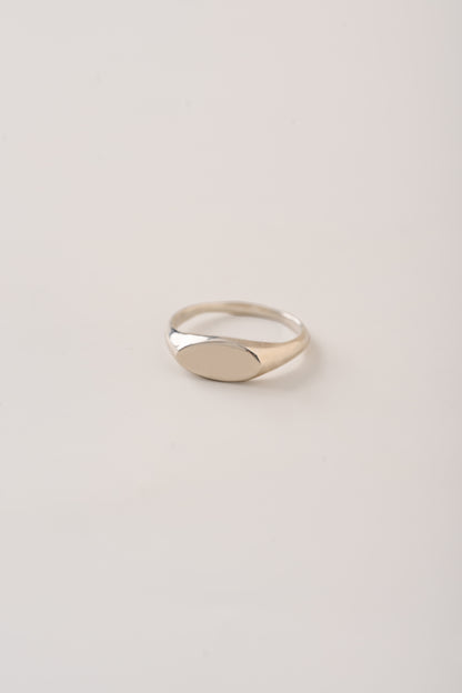 Oval Signet Pinky Ring