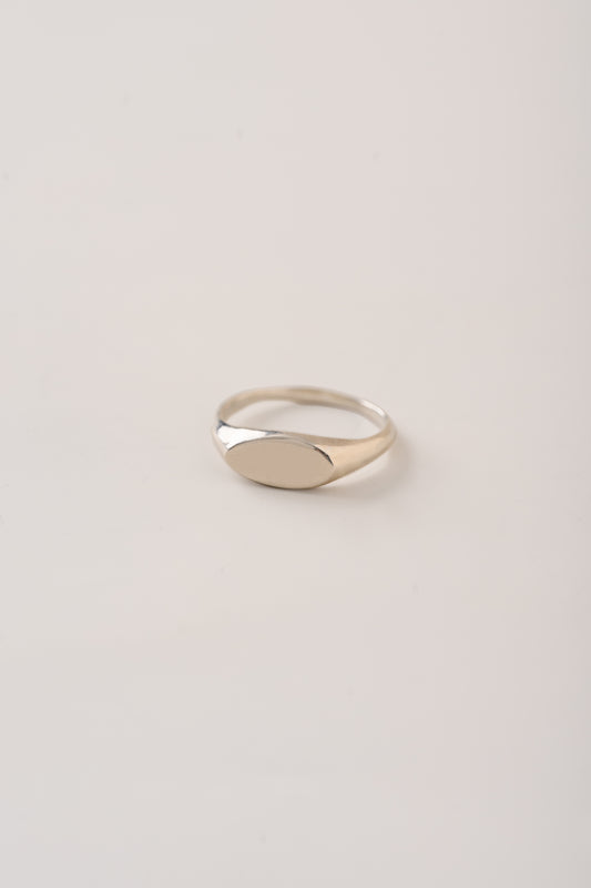 Oval Signet Pinky Ring