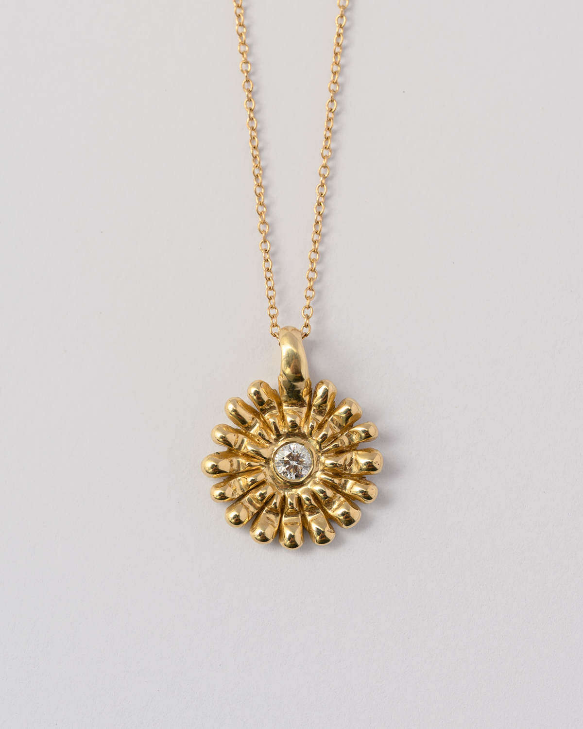 Diamond Urchin Pendant