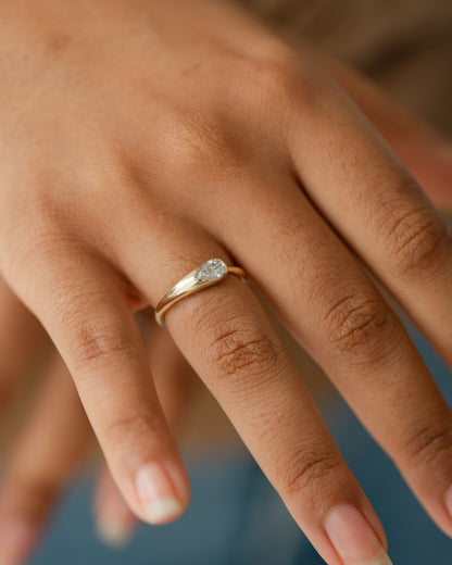 Diamond Hosta Ring