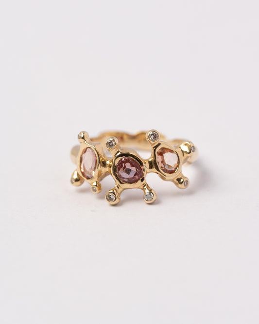 Petite Pink Grotto Ring