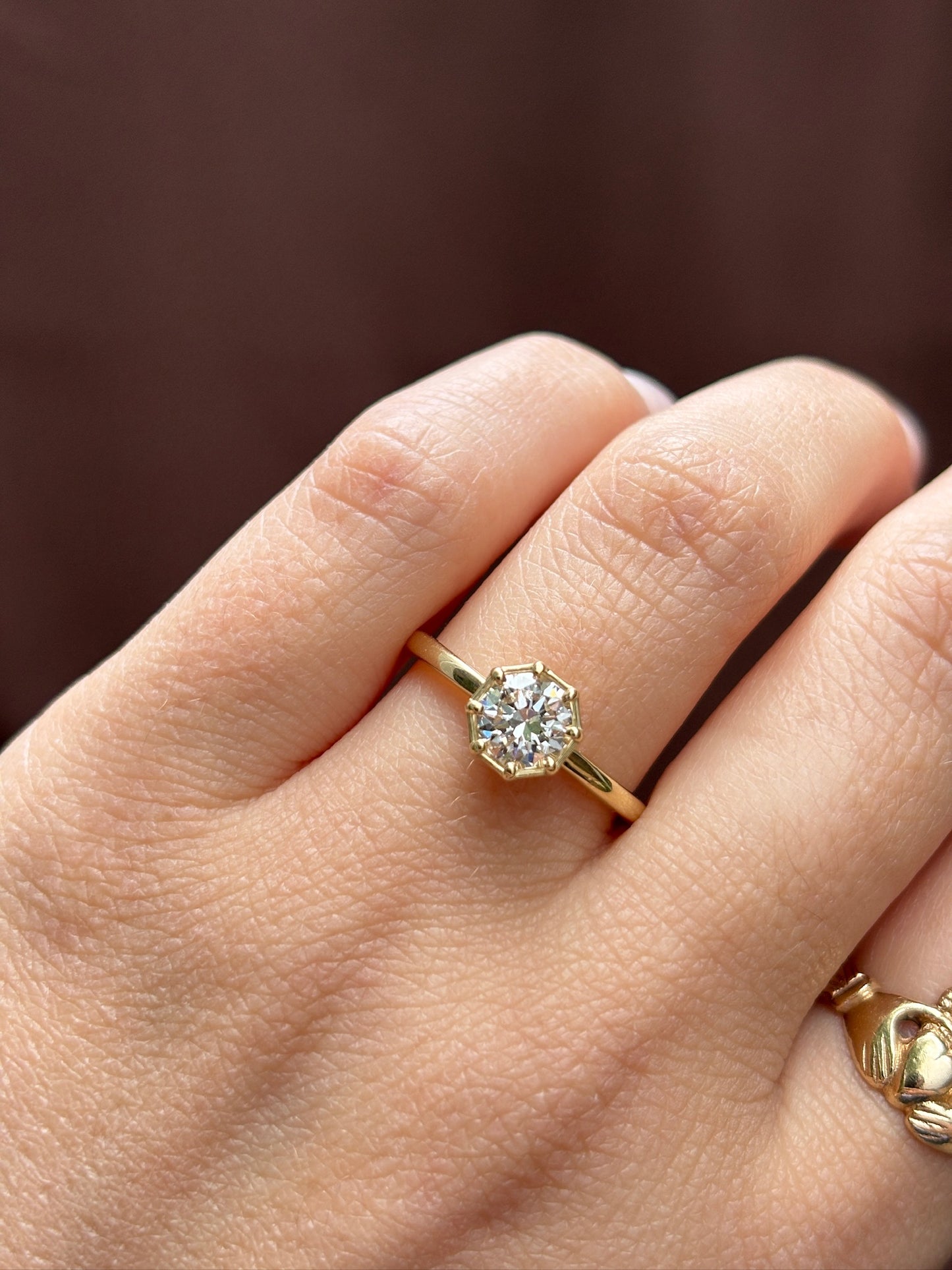 Octagon Collette Ring