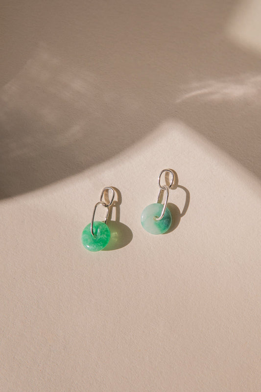 Mini Jade Earrings