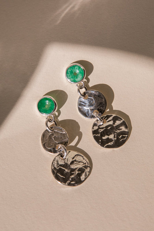 Chang'e Jade Earrings