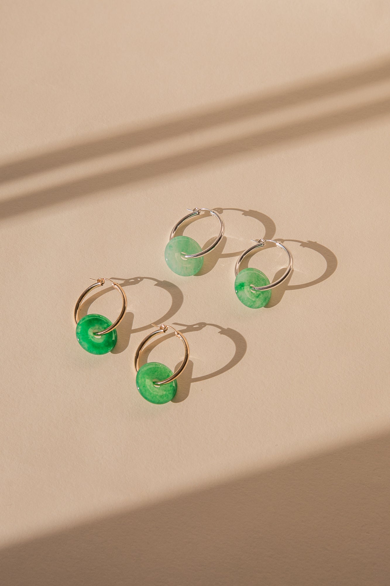 Jade Donut Hoops