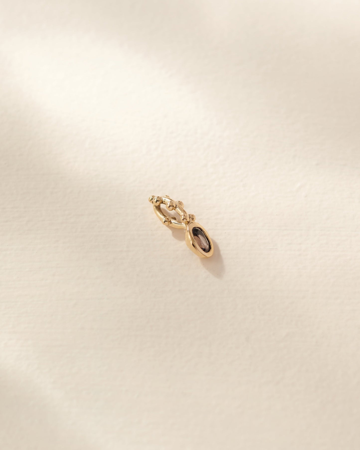 Brown Gilded Pendant