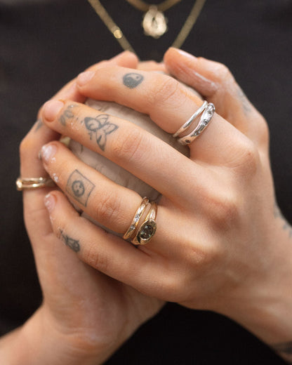 Sapphire Organic Ring