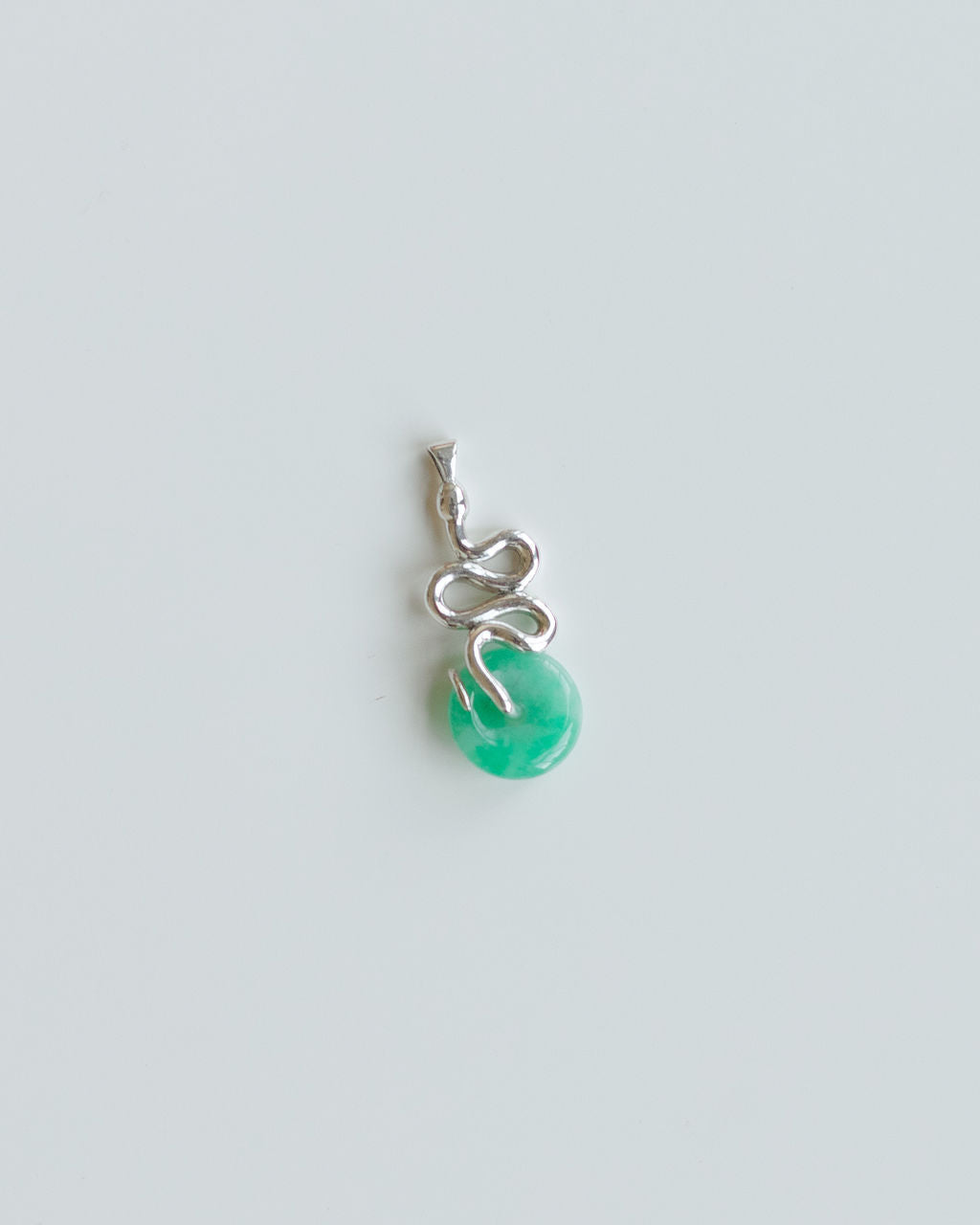 Jade Snake Charm