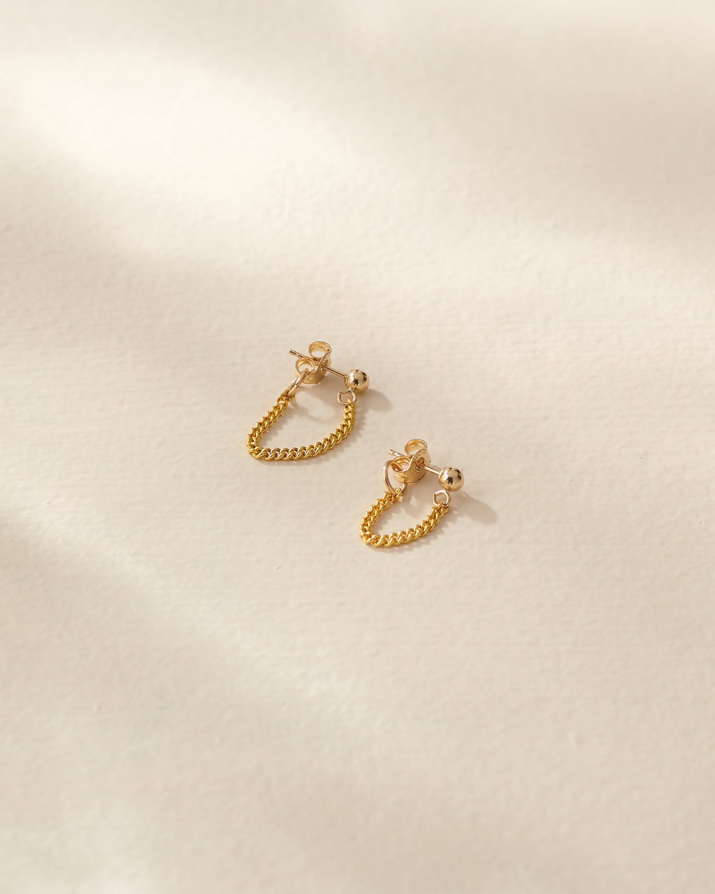 14K Chain Studs | Individual
