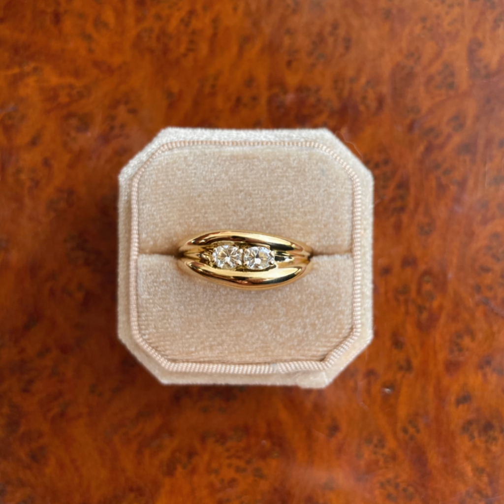 Toi et Moi Diamond Set Ring