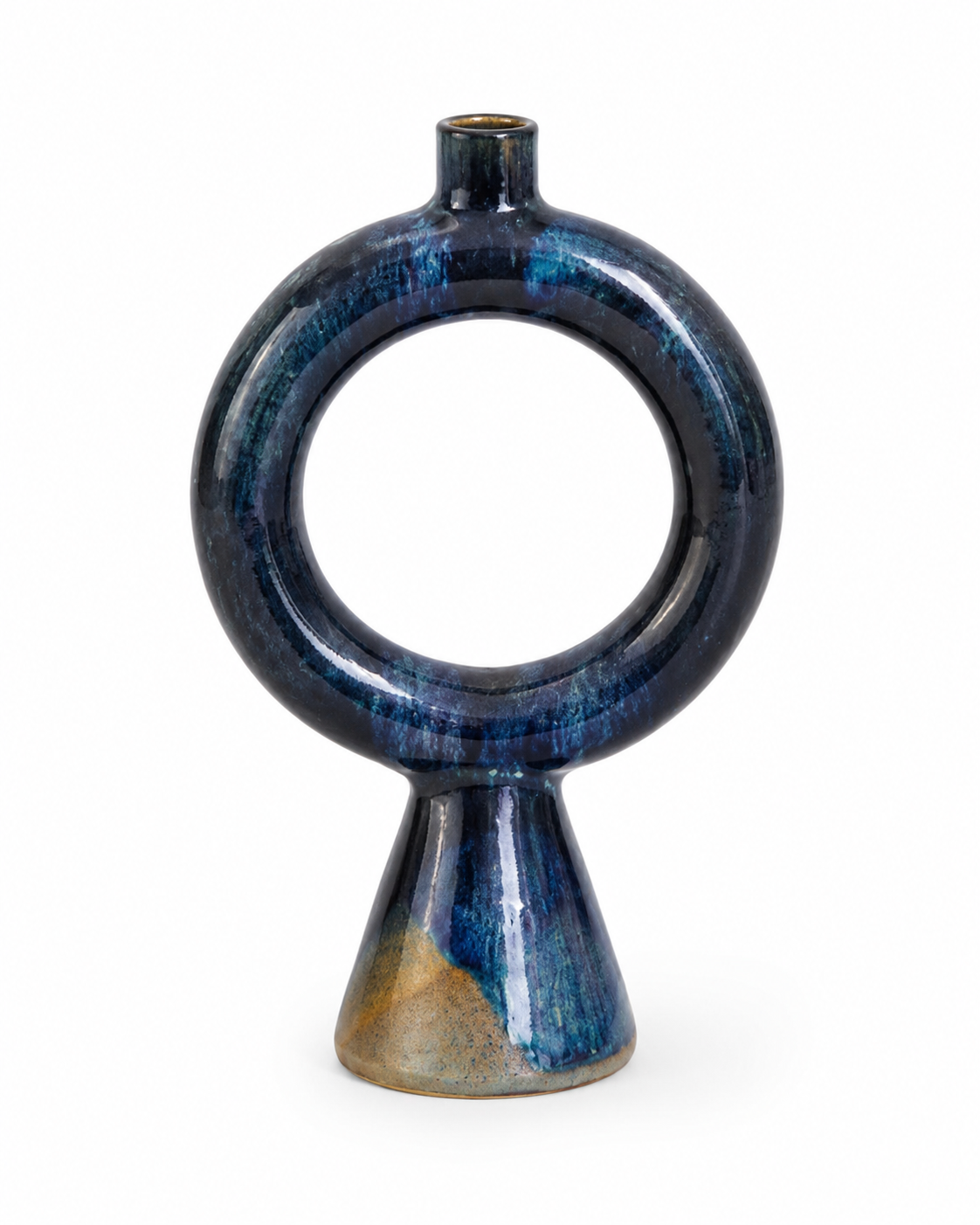 Wood Fired Donut Vase