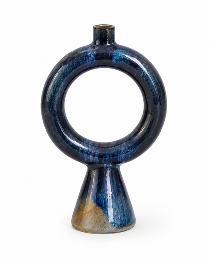 Wood Fired Donut Vase