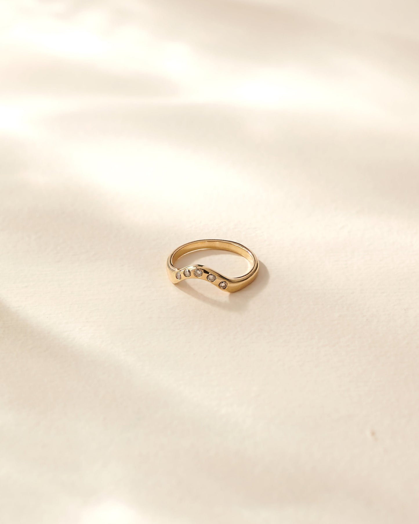 Diamond Crown Ring | 14K Gold