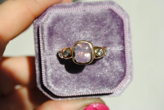 Cotton Candy Sapphire Ring