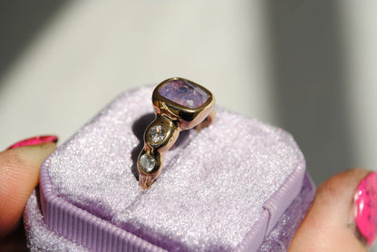 Cotton Candy Sapphire Ring