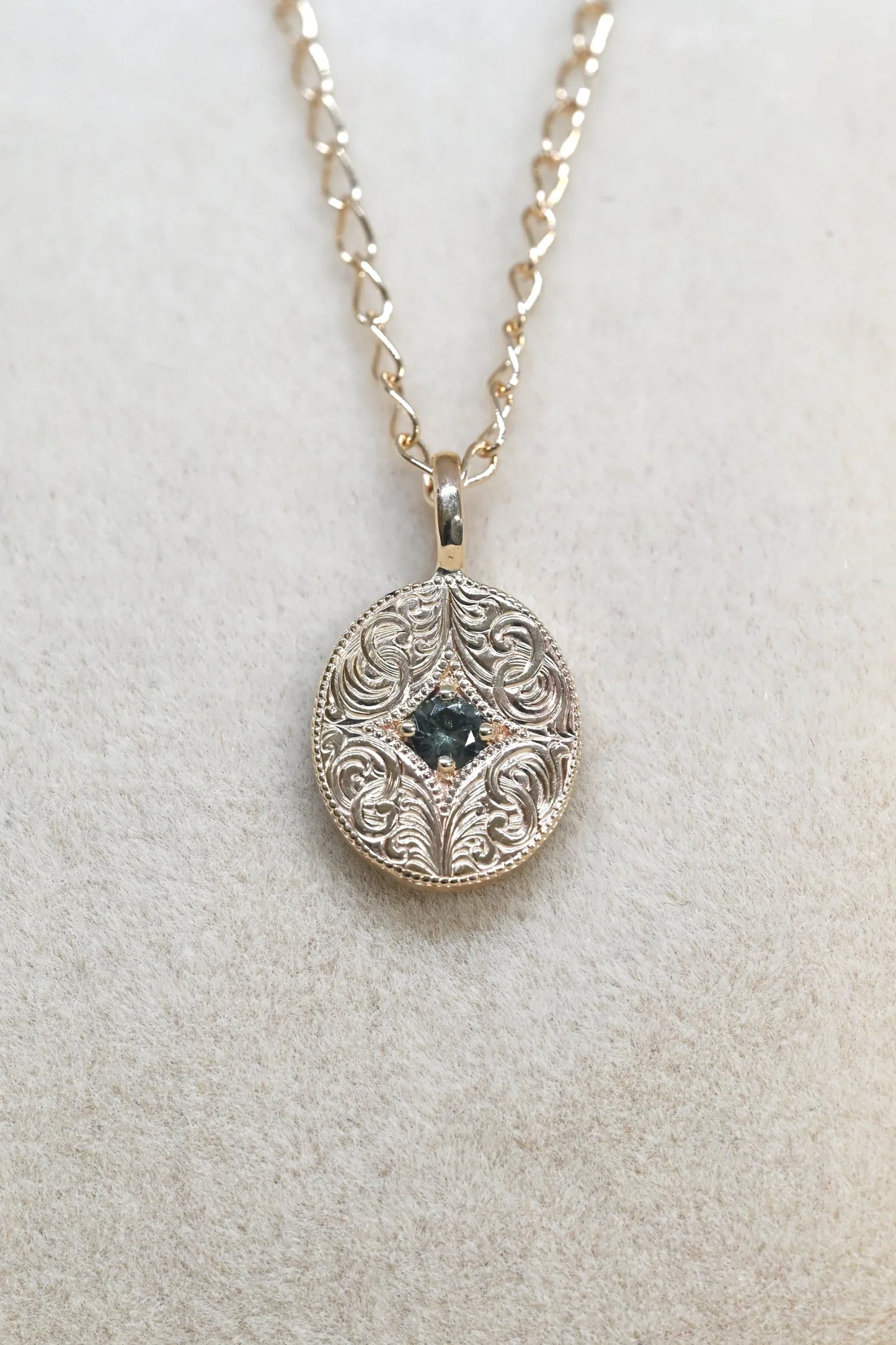 Volute Pendant Necklace