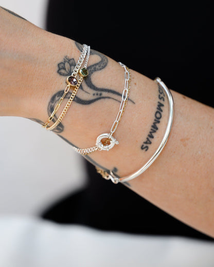 Bar and Chain Bracelet