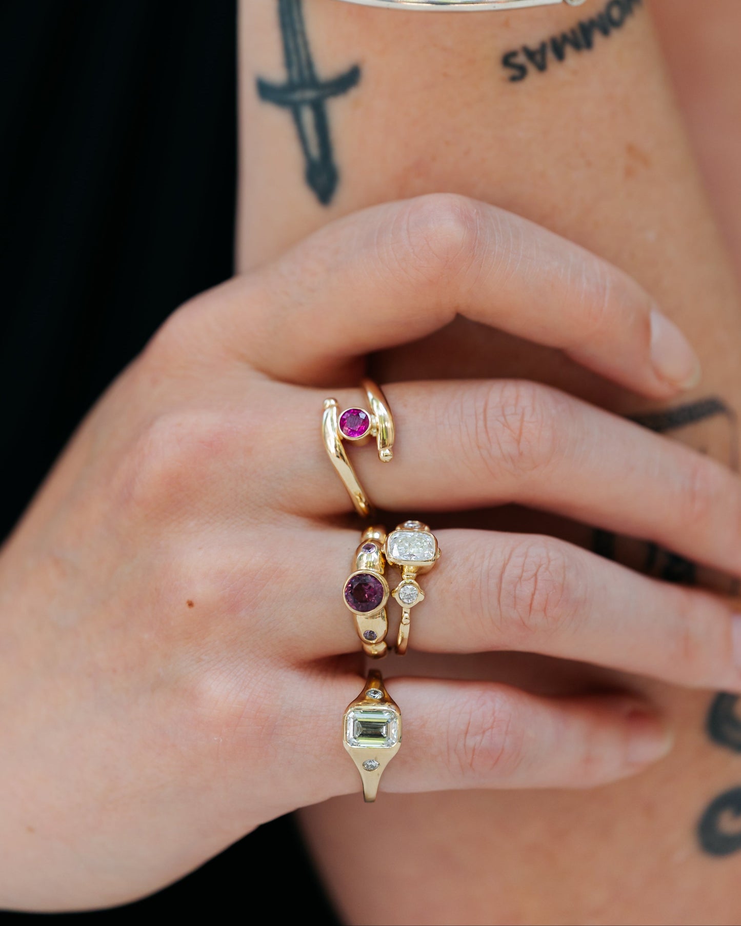 Loop Sapphire Ring | OOAK