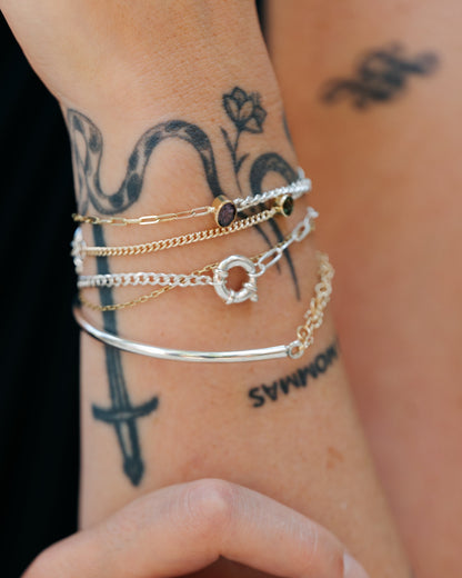 Curb x Paperclip Chain Bracelet