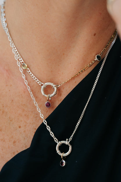 Sapphire Mixed Metal Chain #1 | OOAK