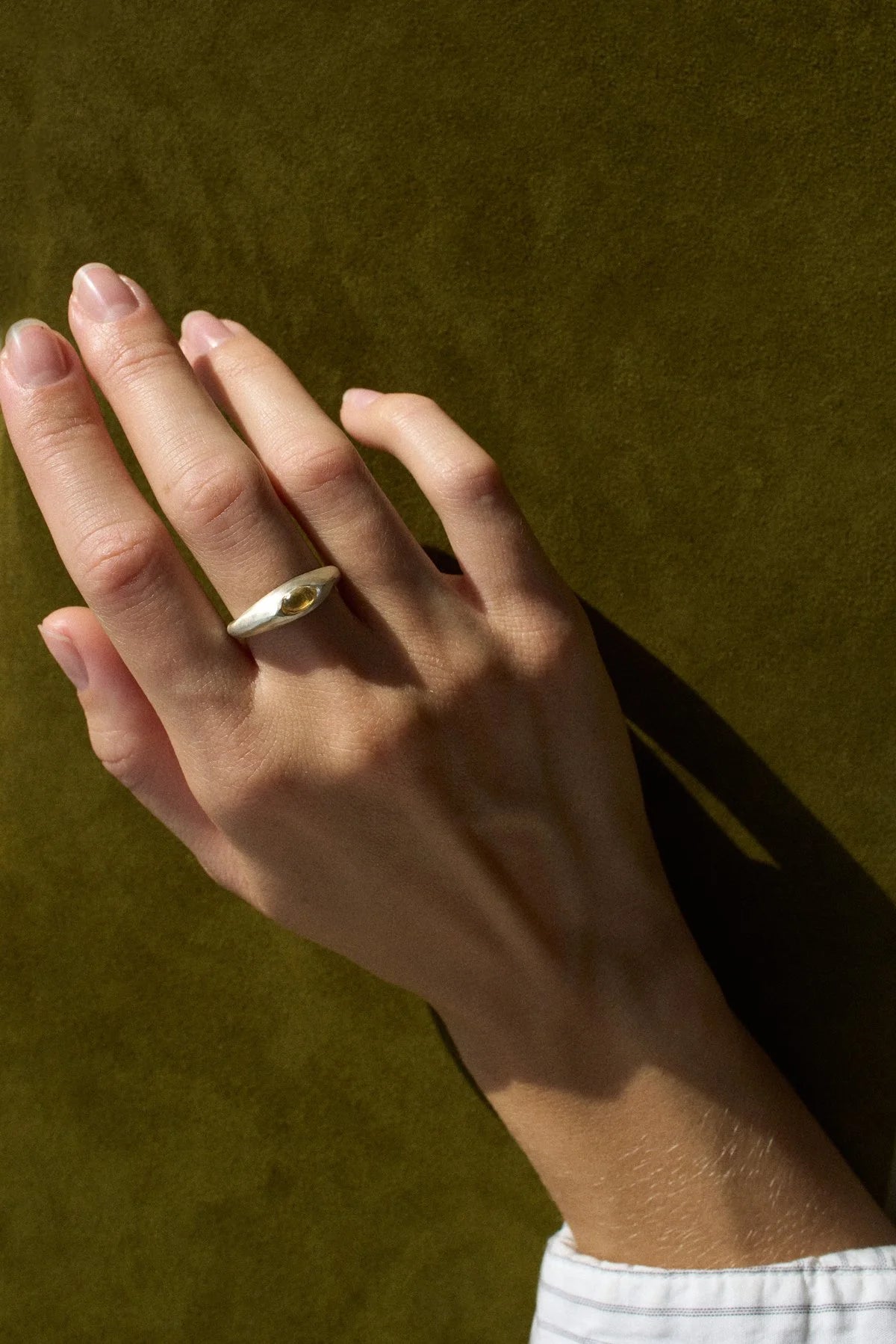Ellipse Ring | Citrine