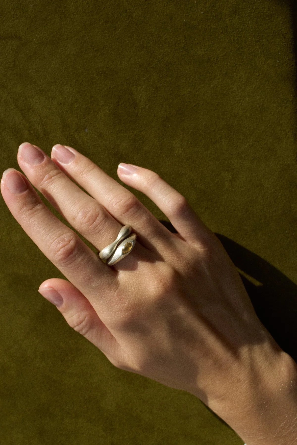 Ellipse Ring | Citrine