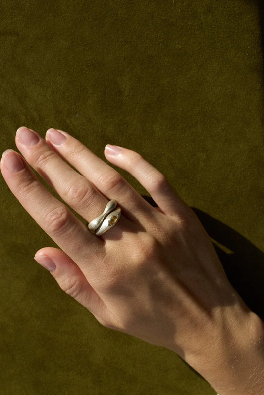 Ellipse Ring | Citrine