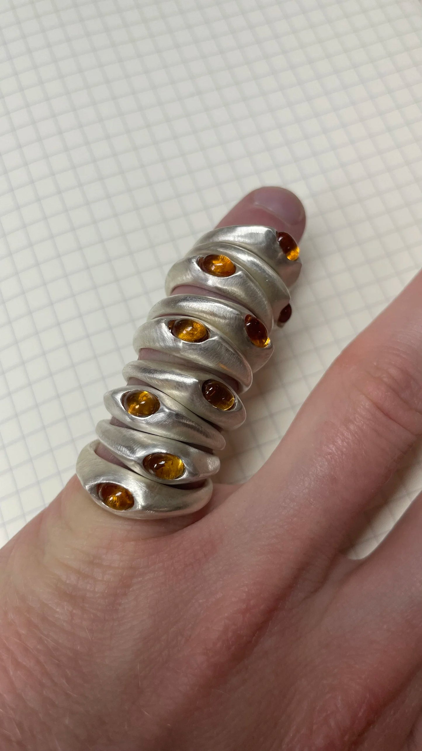 Ellipse Ring | Citrine