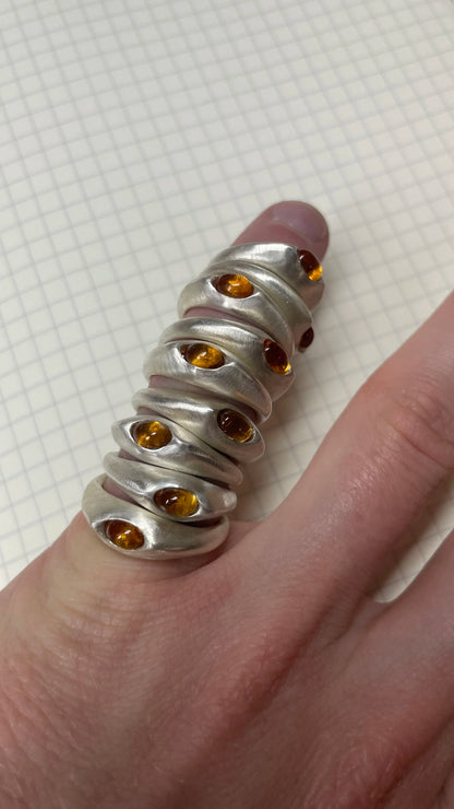 Ellipse Ring | Citrine