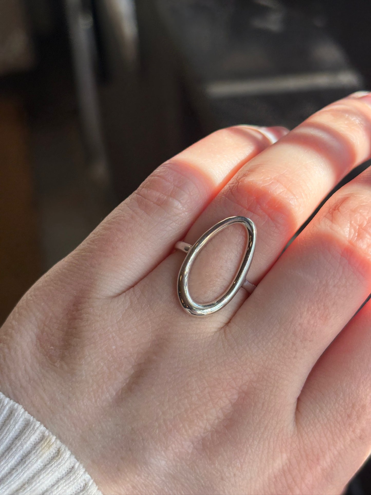 Open Oval Ring