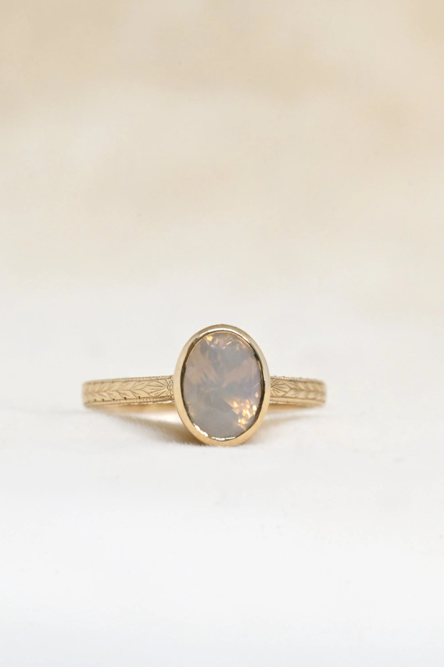 Opalescent Sapphire Wednesday Ring