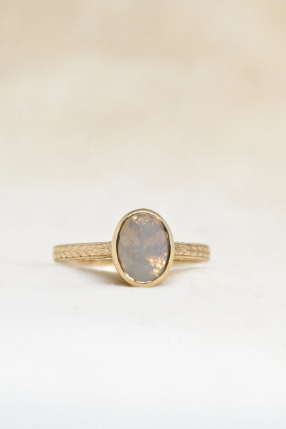 Opalescent Sapphire Wednesday Ring