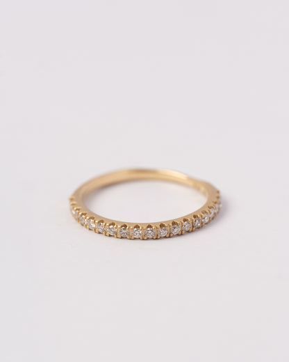 Half Eternity Pavé Band