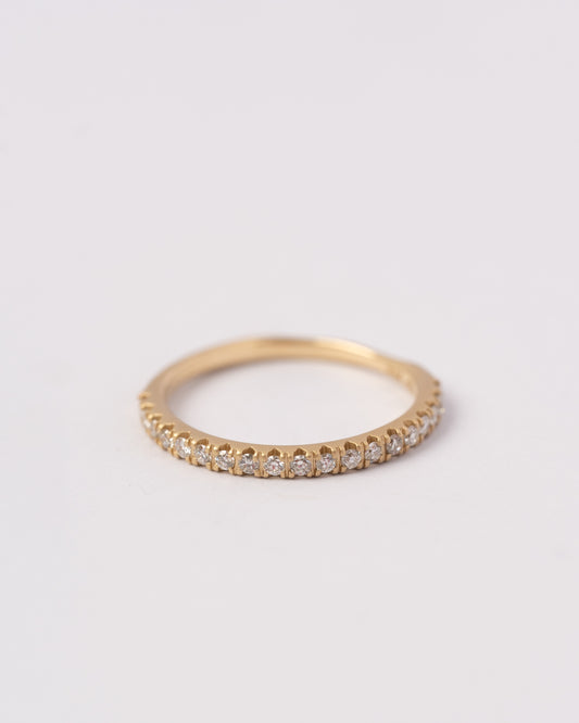 Half Eternity Pavé Band