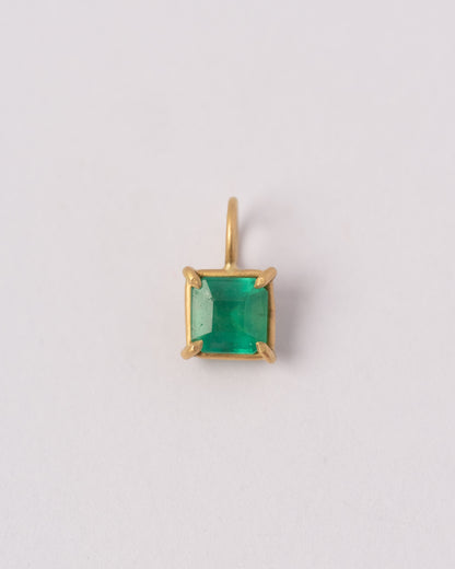Petite Emerald Basket Pendant