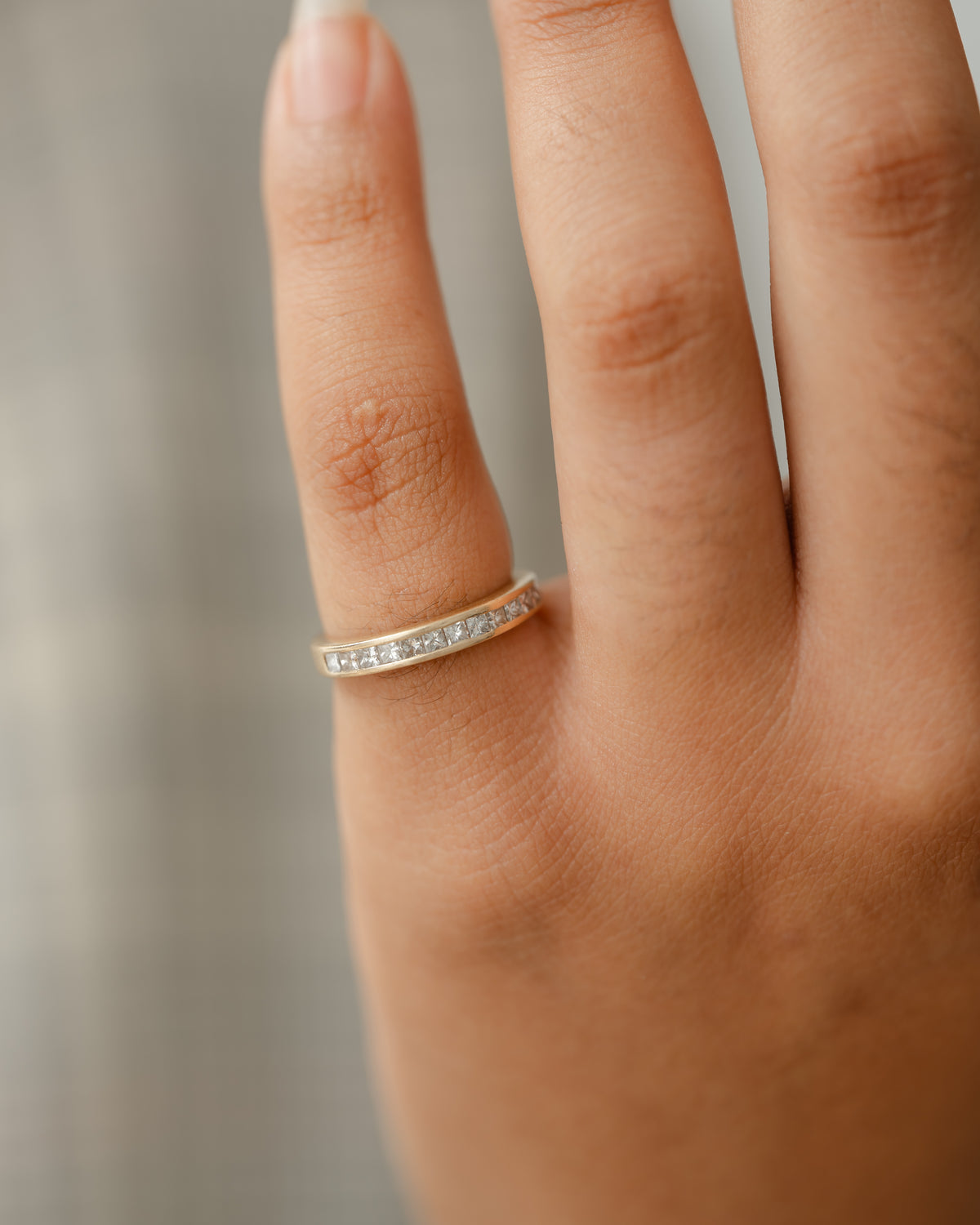 Vintage Channel Set Ring