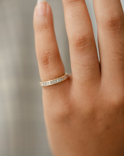 Vintage Channel Set Ring