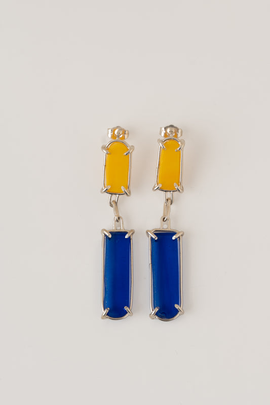 Glass Dangle Earrings