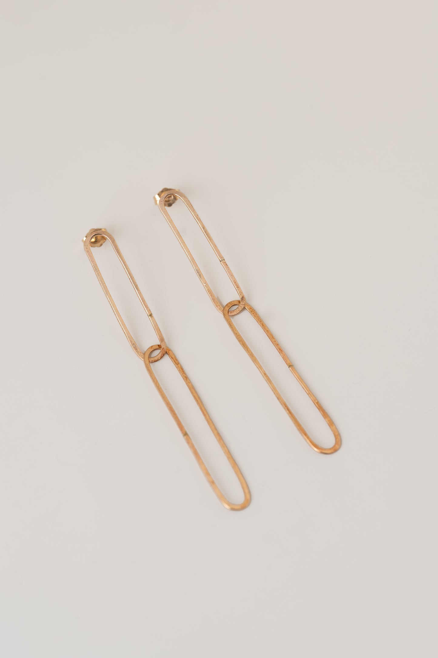 Connected Oval Earrings