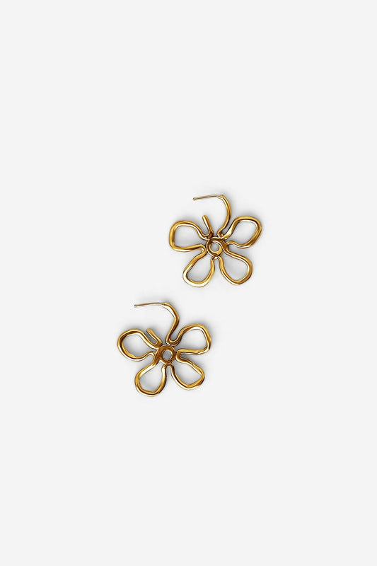 Flora Medium Hoops